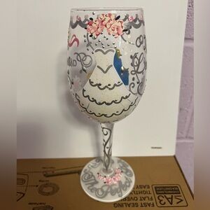 The perfect bride wine glass